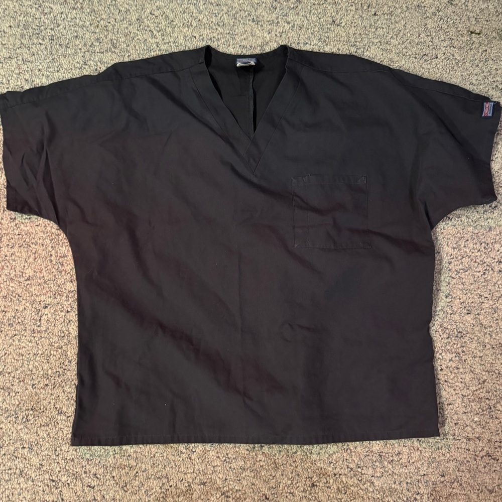 Work Cherokee scrub top gray